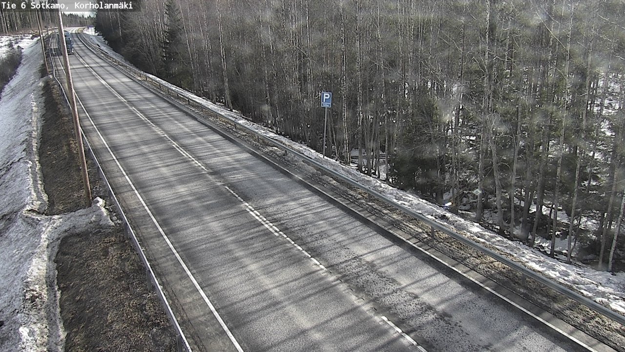 Weather Camera Image Road 6 Sotkamo, Korholanmäki, Sotkamo, Kainuu