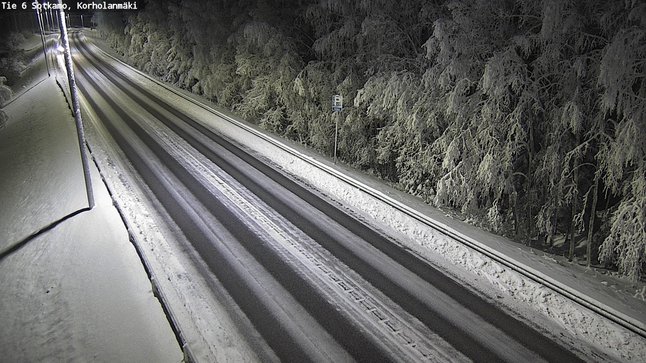 Weather Camera Image Road 6 Sotkamo, Korholanmäki, Sotkamo, Kainuu