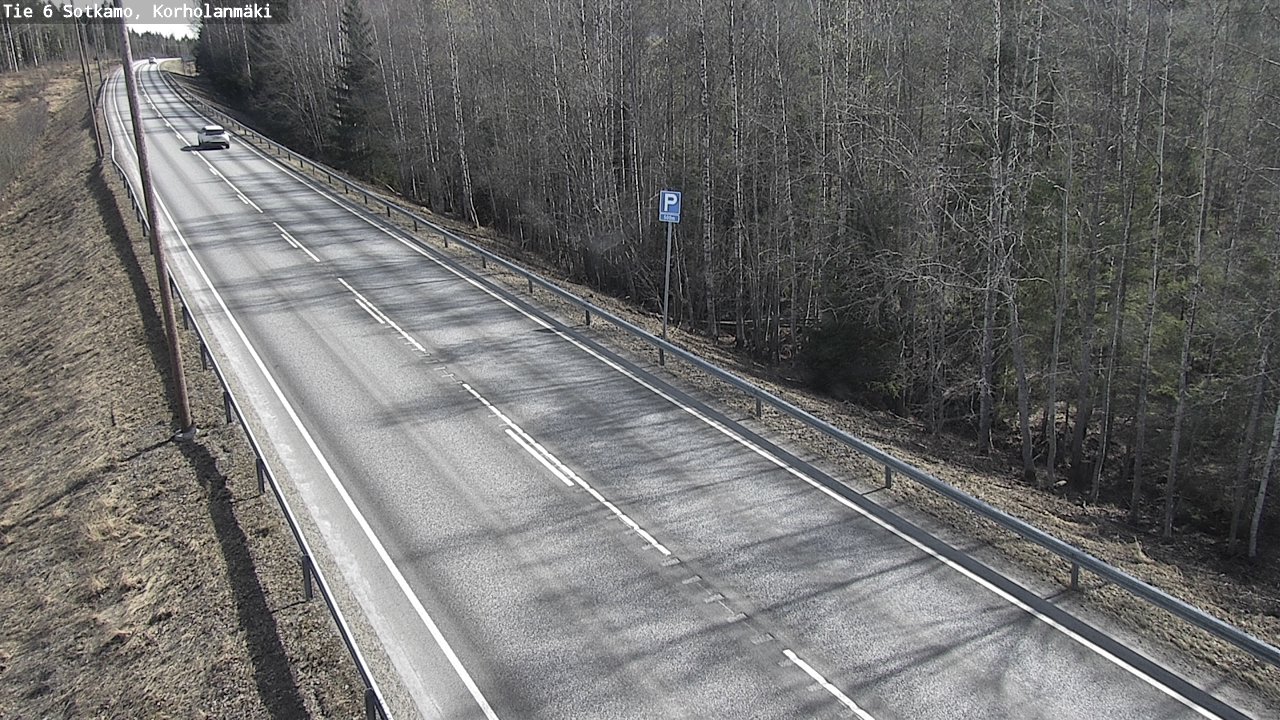 Weather Camera Image Väg 6 Sotkamo, Korholanmäki, Sotkamo, Kainuu