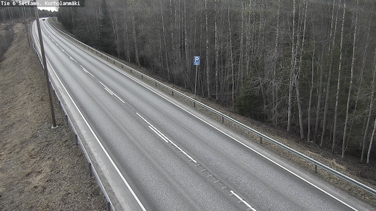 Weather Camera Image Road 6 Sotkamo, Korholanmäki, Sotkamo, Kainuu