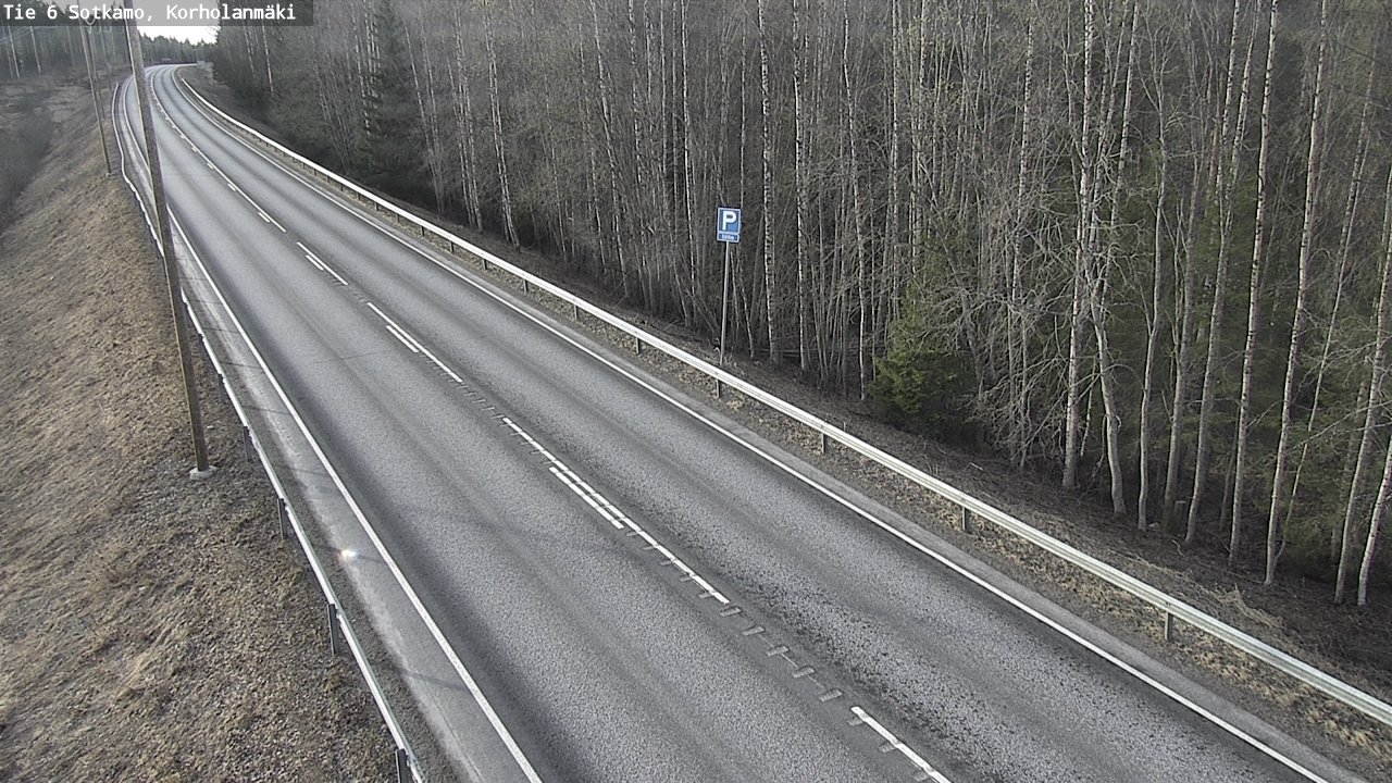 Weather Camera Image Väg 6 Sotkamo, Korholanmäki, Sotkamo, Kainuu