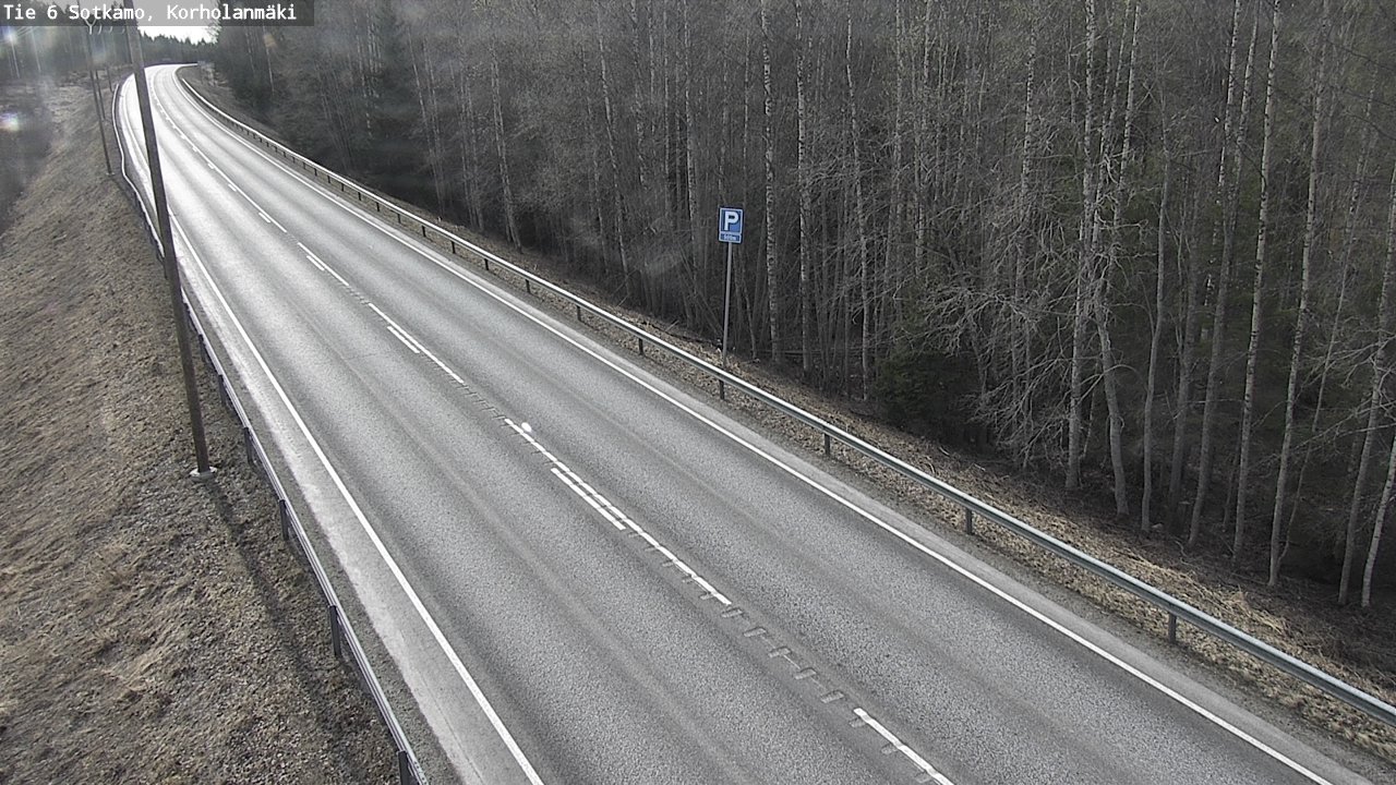 Weather Camera Image Väg 6 Sotkamo, Korholanmäki, Sotkamo, Kainuu
