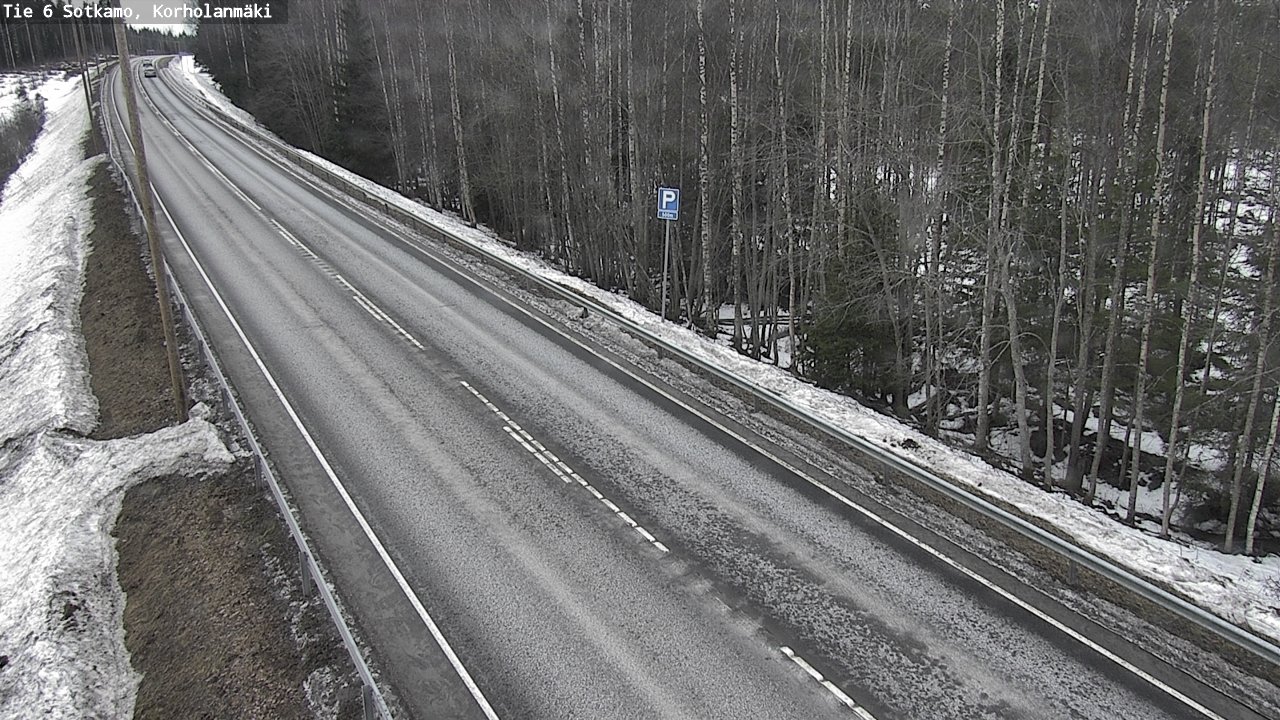 Weather Camera Image Road 6 Sotkamo, Korholanmäki, Sotkamo, Kainuu