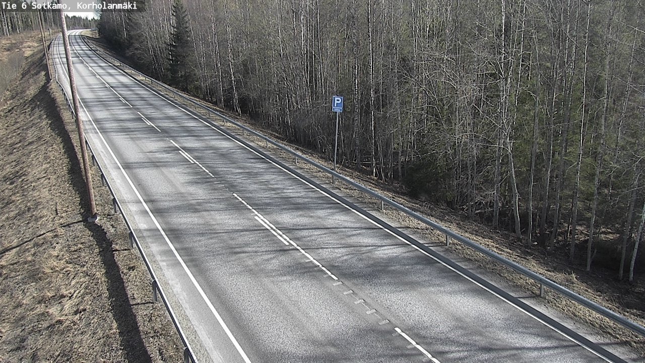 Weather Camera Image Väg 6 Sotkamo, Korholanmäki, Sotkamo, Kainuu
