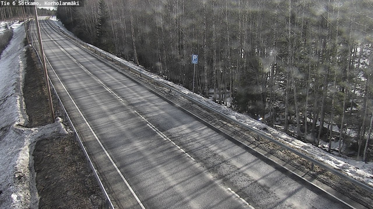Weather Camera Image Road 6 Sotkamo, Korholanmäki, Sotkamo, Kainuu