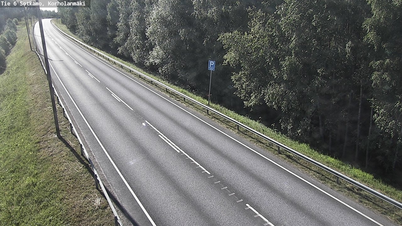 Weather Camera Image Road 6 Sotkamo, Korholanmäki, Sotkamo, Kainuu