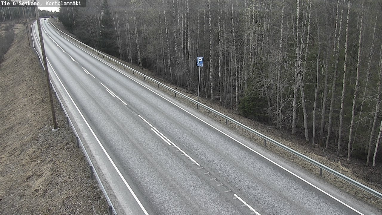 Weather Camera Image Road 6 Sotkamo, Korholanmäki, Sotkamo, Kainuu