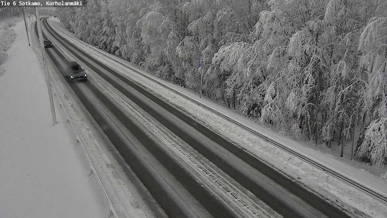 Weather Camera Image Väg 6 Sotkamo, Korholanmäki, Sotkamo, Kainuu