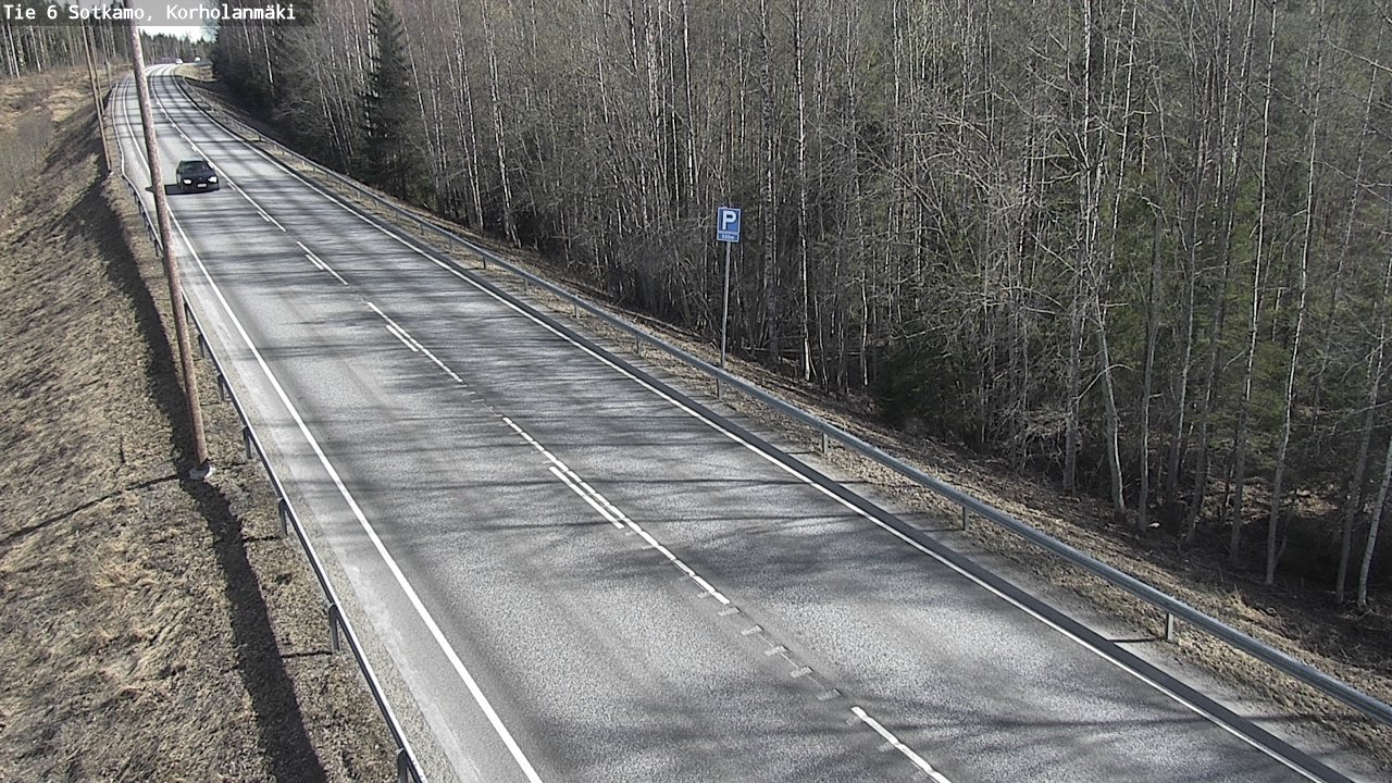 Weather Camera Image Väg 6 Sotkamo, Korholanmäki, Sotkamo, Kainuu