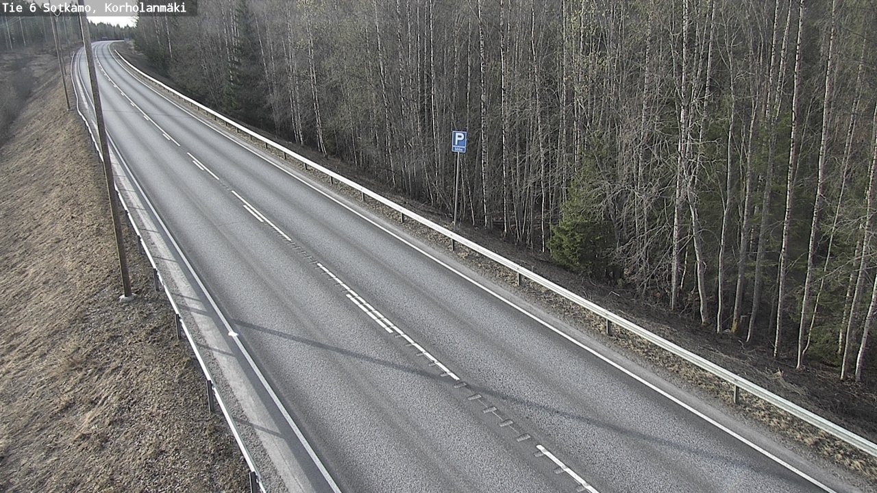 Weather Camera Image Road 6 Sotkamo, Korholanmäki, Sotkamo, Kainuu