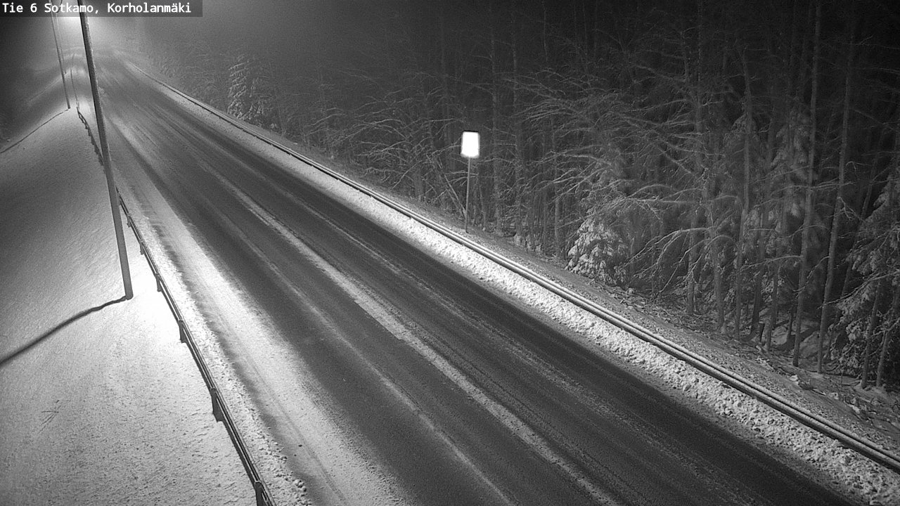 Weather Camera Image Väg 6 Sotkamo, Korholanmäki, Sotkamo, Kainuu