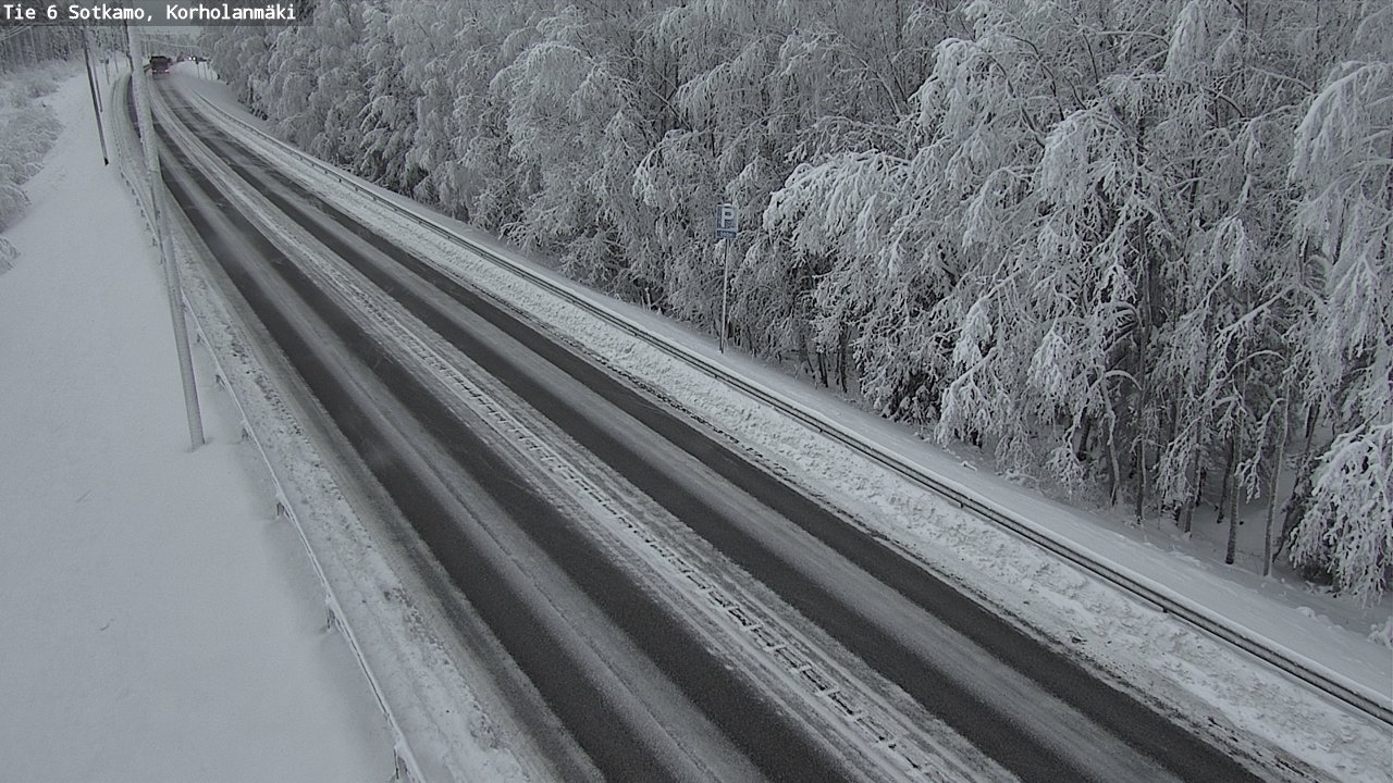 Weather Camera Image Väg 6 Sotkamo, Korholanmäki, Sotkamo, Kainuu