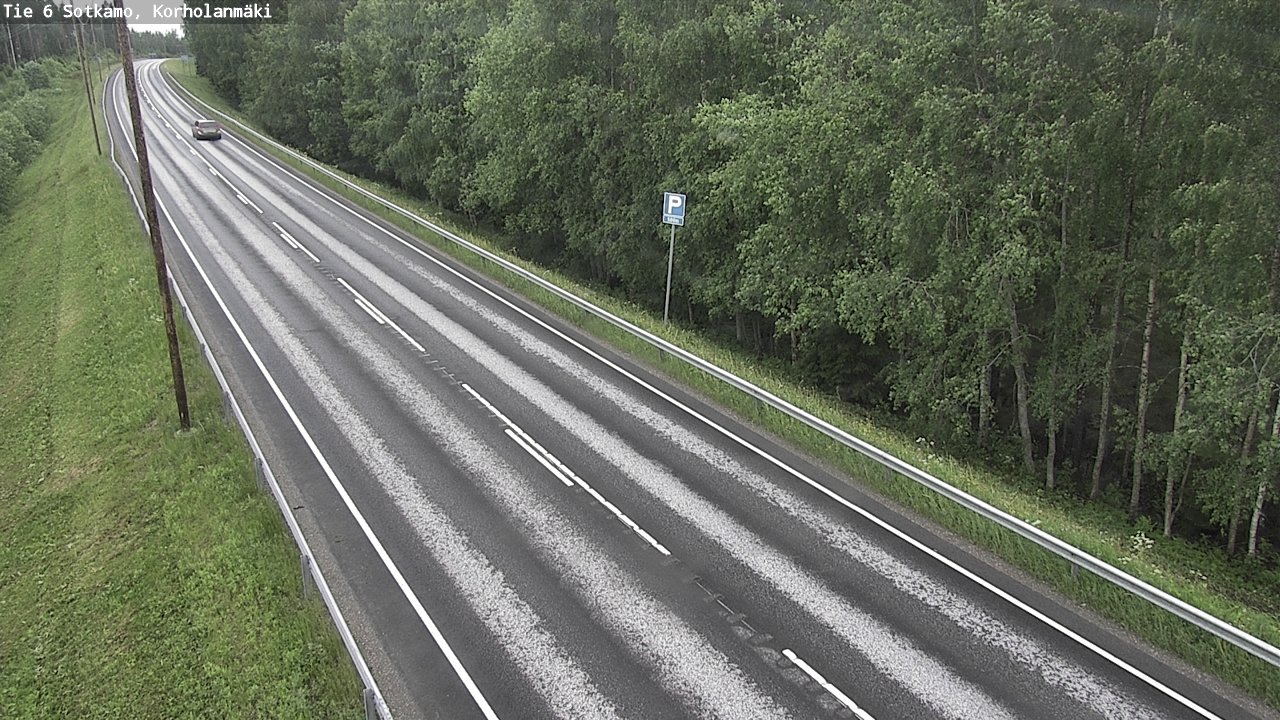 Weather Camera Image Road 6 Sotkamo, Korholanmäki, Sotkamo, Kainuu