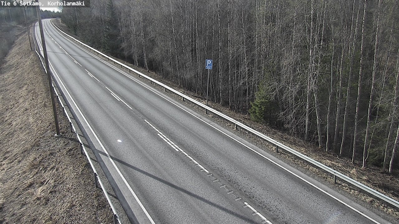 Weather Camera Image Väg 6 Sotkamo, Korholanmäki, Sotkamo, Kainuu