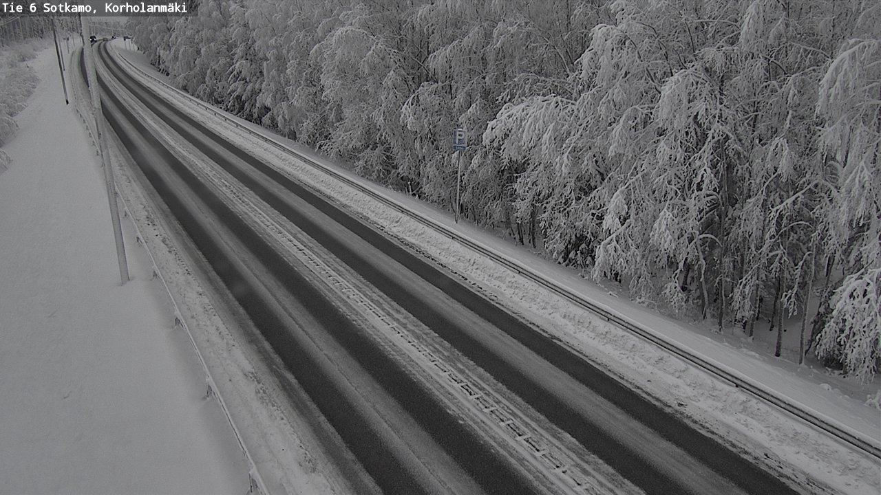 Weather Camera Image Väg 6 Sotkamo, Korholanmäki, Sotkamo, Kainuu