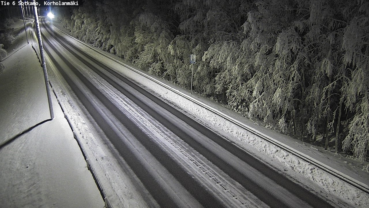 Weather Camera Image Road 6 Sotkamo, Korholanmäki, Sotkamo, Kainuu