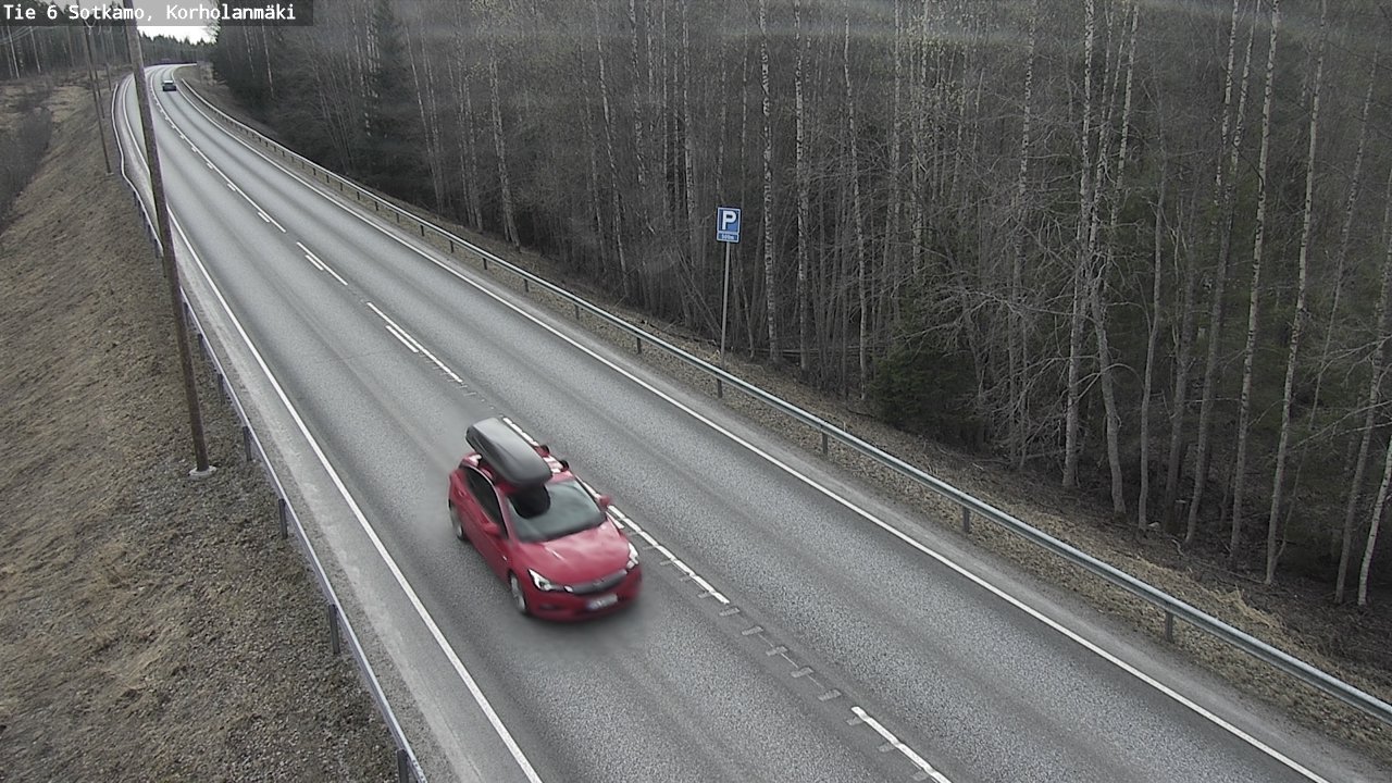 Weather Camera Image Road 6 Sotkamo, Korholanmäki, Sotkamo, Kainuu