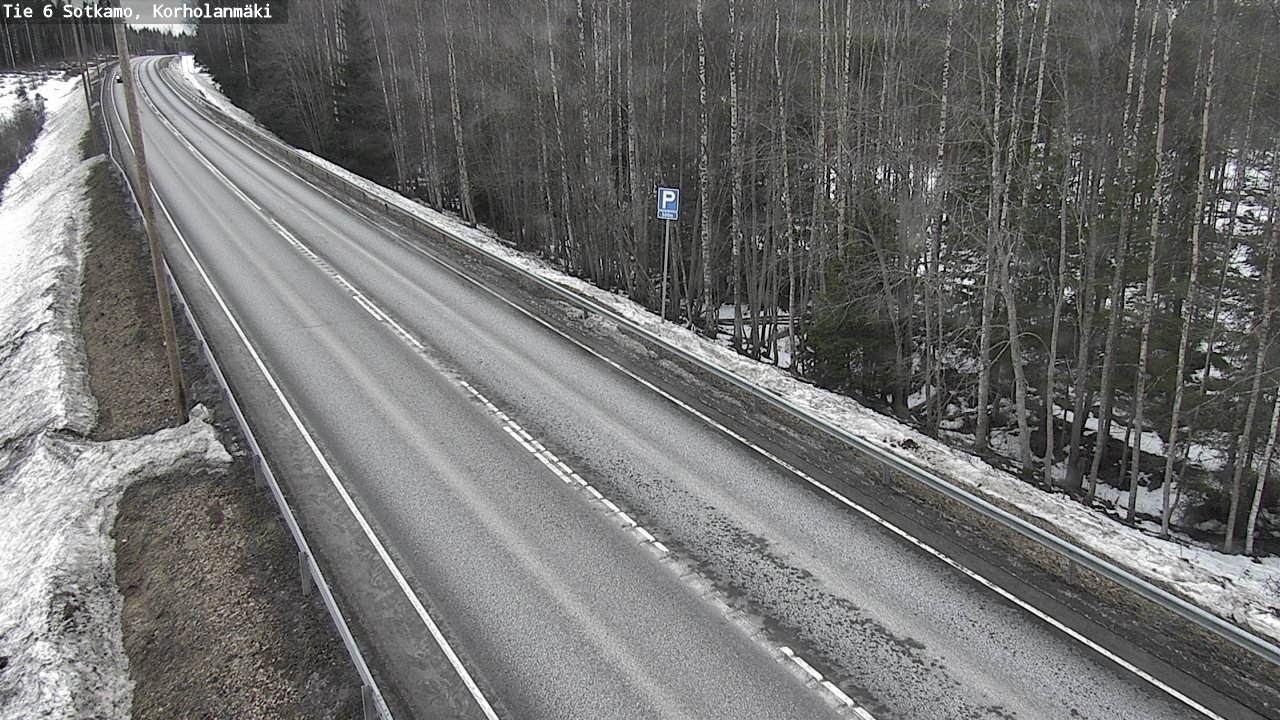 Weather Camera Image Road 6 Sotkamo, Korholanmäki, Sotkamo, Kainuu