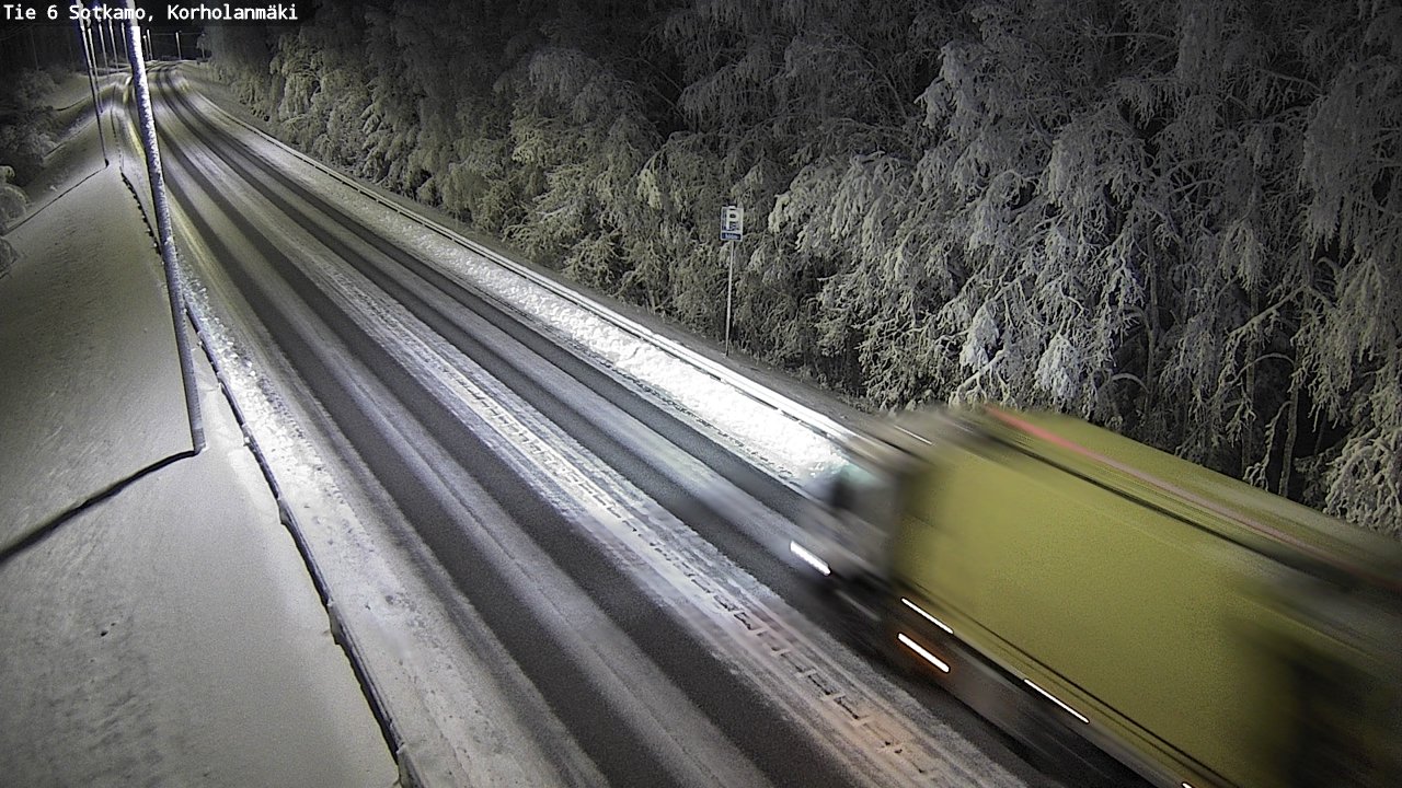 Weather Camera Image Road 6 Sotkamo, Korholanmäki, Sotkamo, Kainuu