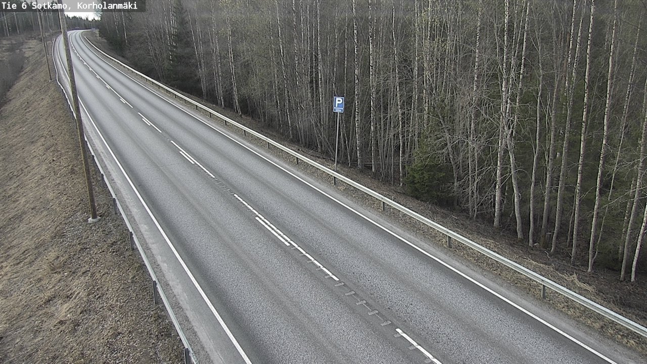 Weather Camera Image Road 6 Sotkamo, Korholanmäki, Sotkamo, Kainuu