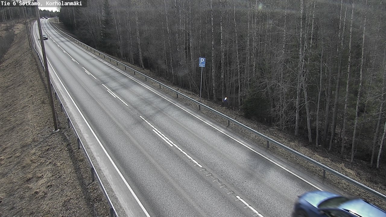 Weather Camera Image Väg 6 Sotkamo, Korholanmäki, Sotkamo, Kainuu