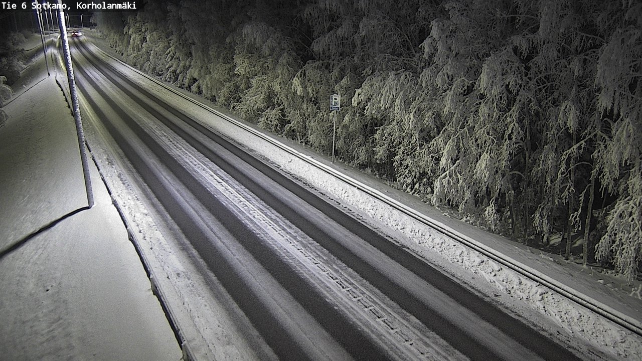 Weather Camera Image Road 6 Sotkamo, Korholanmäki, Sotkamo, Kainuu