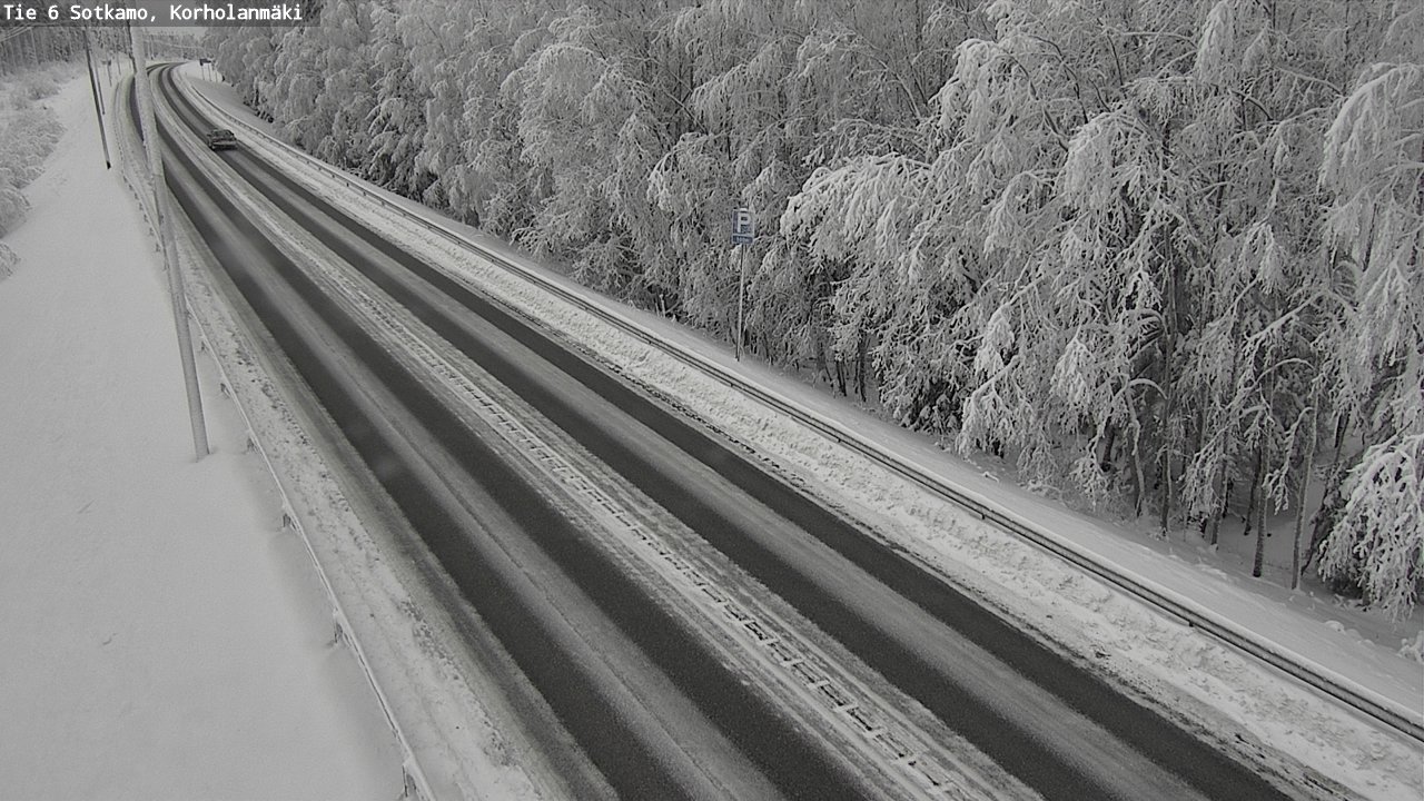 Weather Camera Image Väg 6 Sotkamo, Korholanmäki, Sotkamo, Kainuu