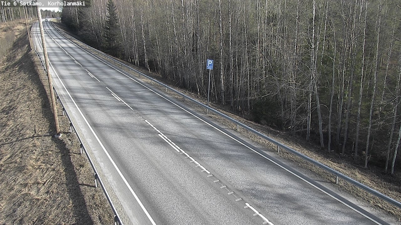 Weather Camera Image Väg 6 Sotkamo, Korholanmäki, Sotkamo, Kainuu