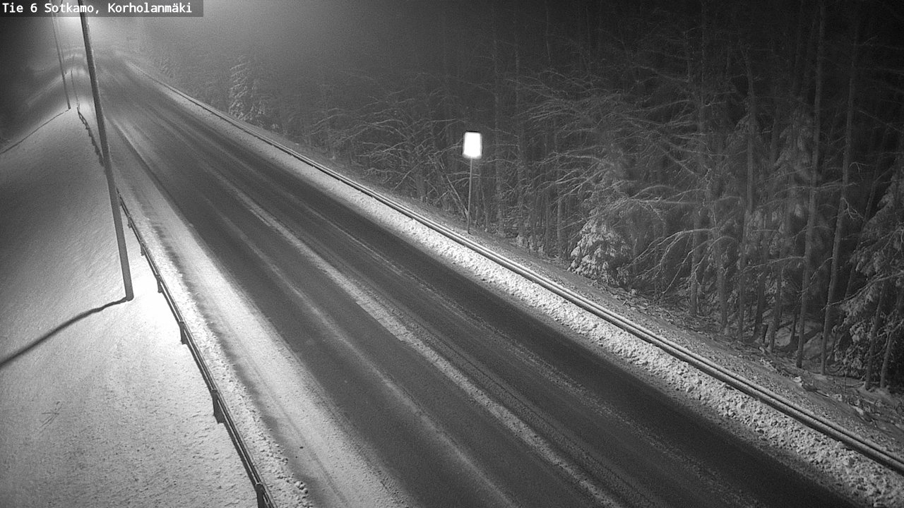 Weather Camera Image Väg 6 Sotkamo, Korholanmäki, Sotkamo, Kainuu
