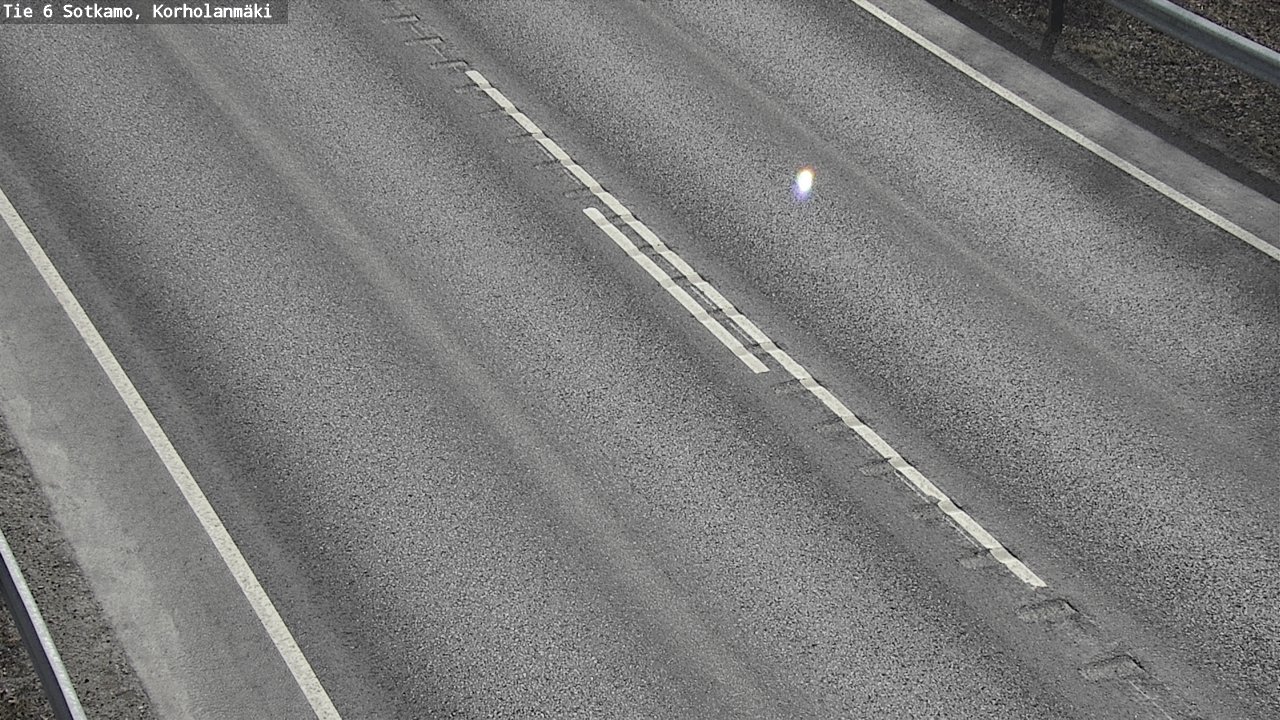 Weather Camera Image Väg 6 Sotkamo, Korholanmäki, Sotkamo, Kainuu