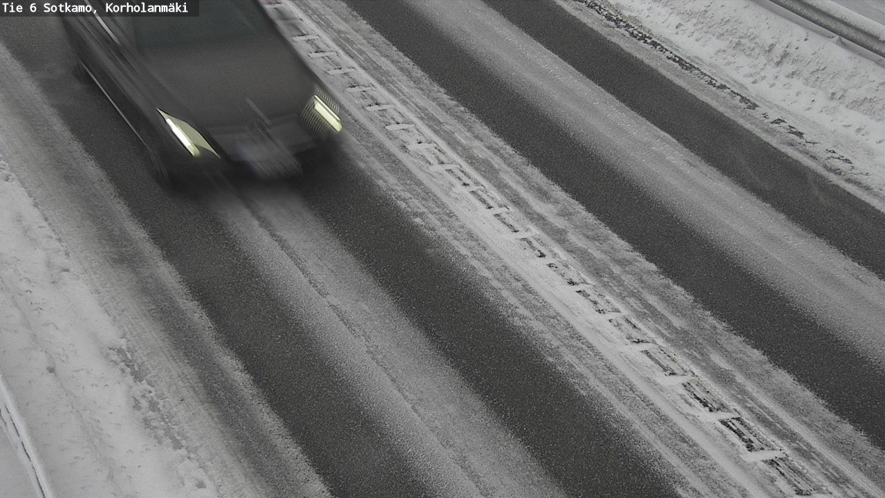 Weather Camera Image Väg 6 Sotkamo, Korholanmäki, Sotkamo, Kainuu