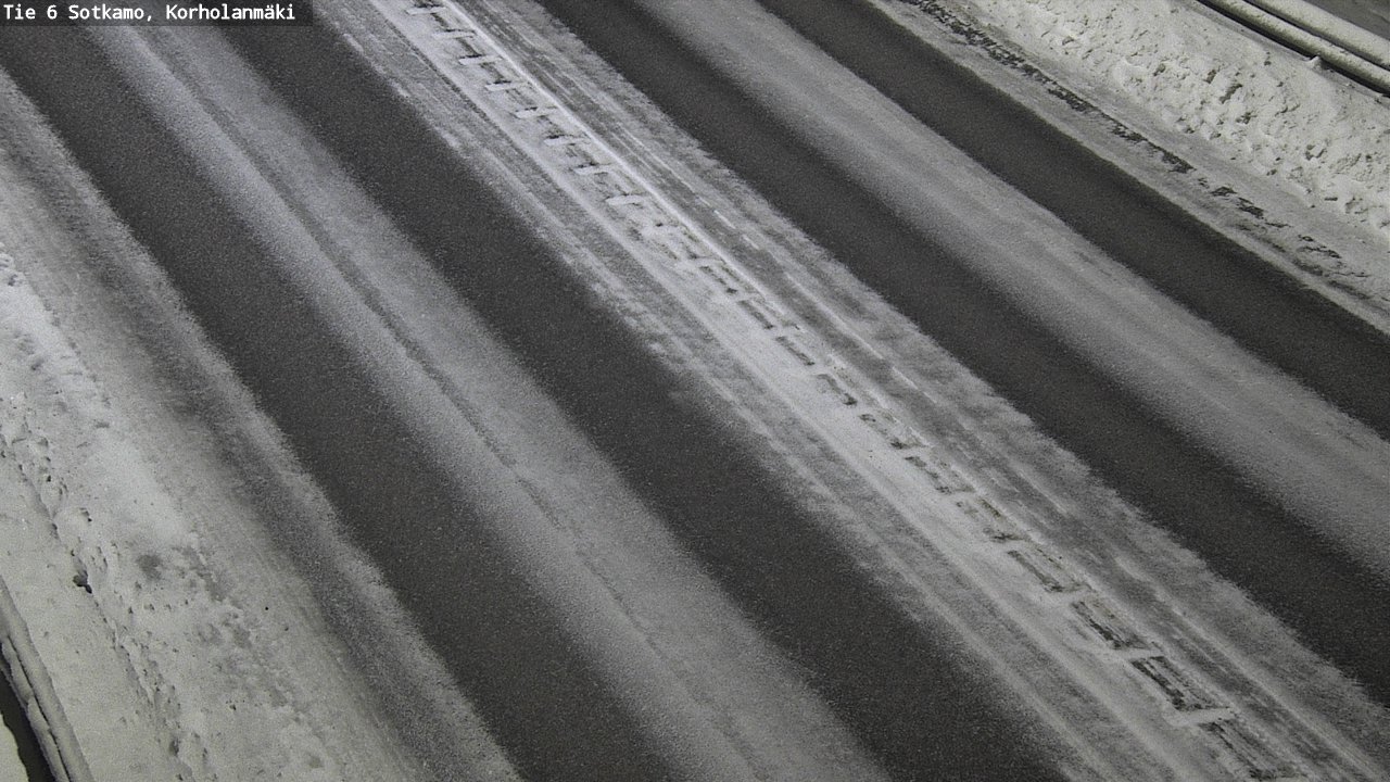 Weather Camera Image Väg 6 Sotkamo, Korholanmäki, Sotkamo, Kainuu