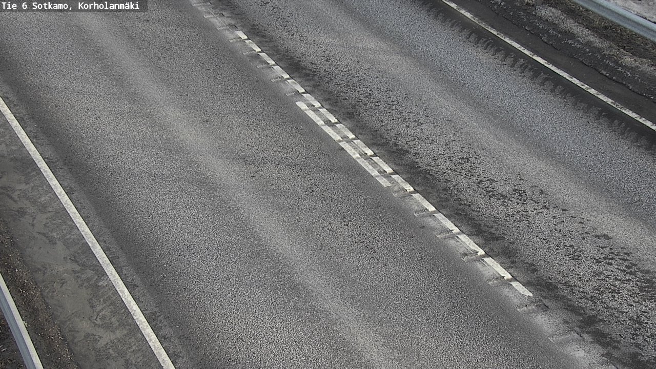 Weather Camera Image Väg 6 Sotkamo, Korholanmäki, Sotkamo, Kainuu