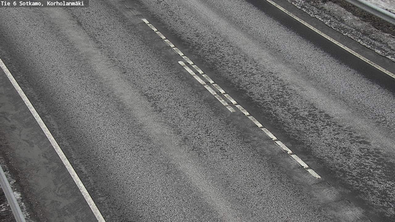Weather Camera Image Väg 6 Sotkamo, Korholanmäki, Sotkamo, Kainuu