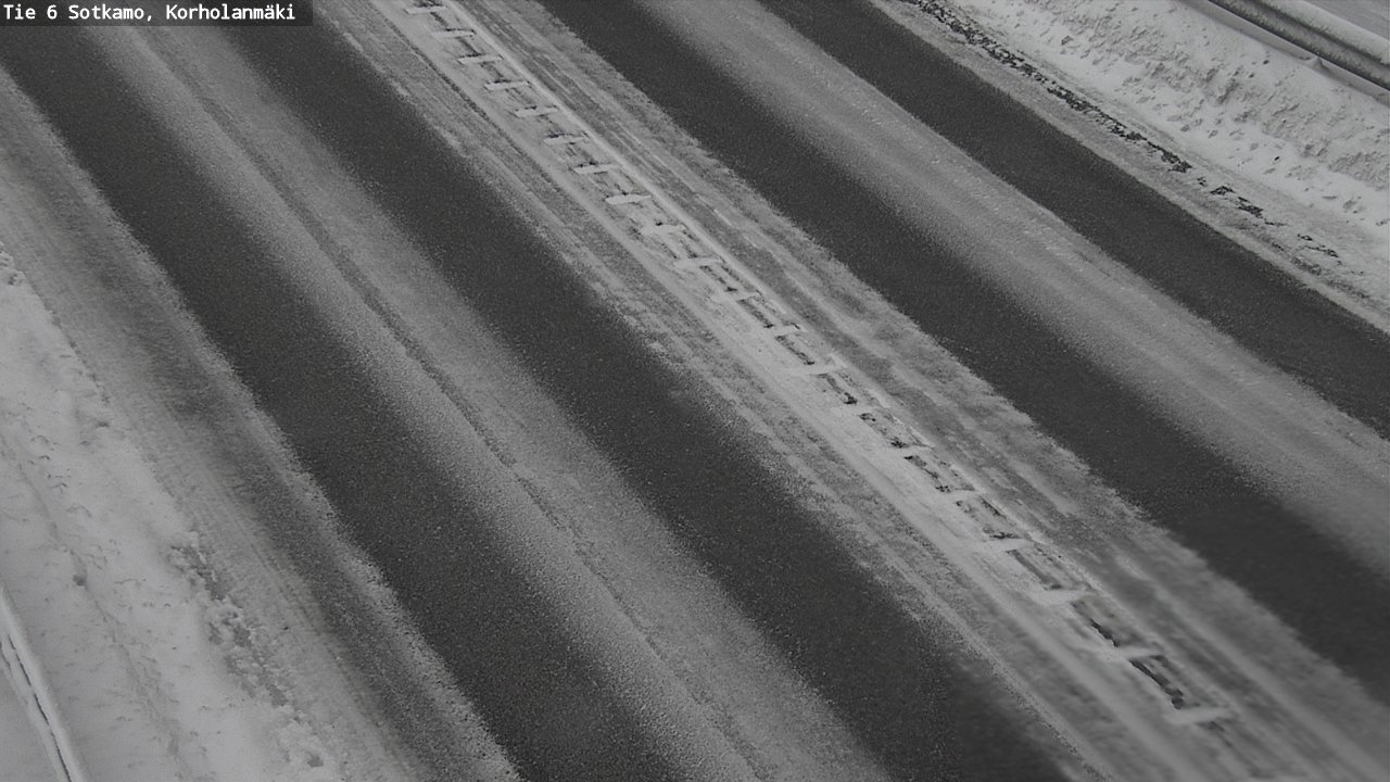 Weather Camera Image Väg 6 Sotkamo, Korholanmäki, Sotkamo, Kainuu