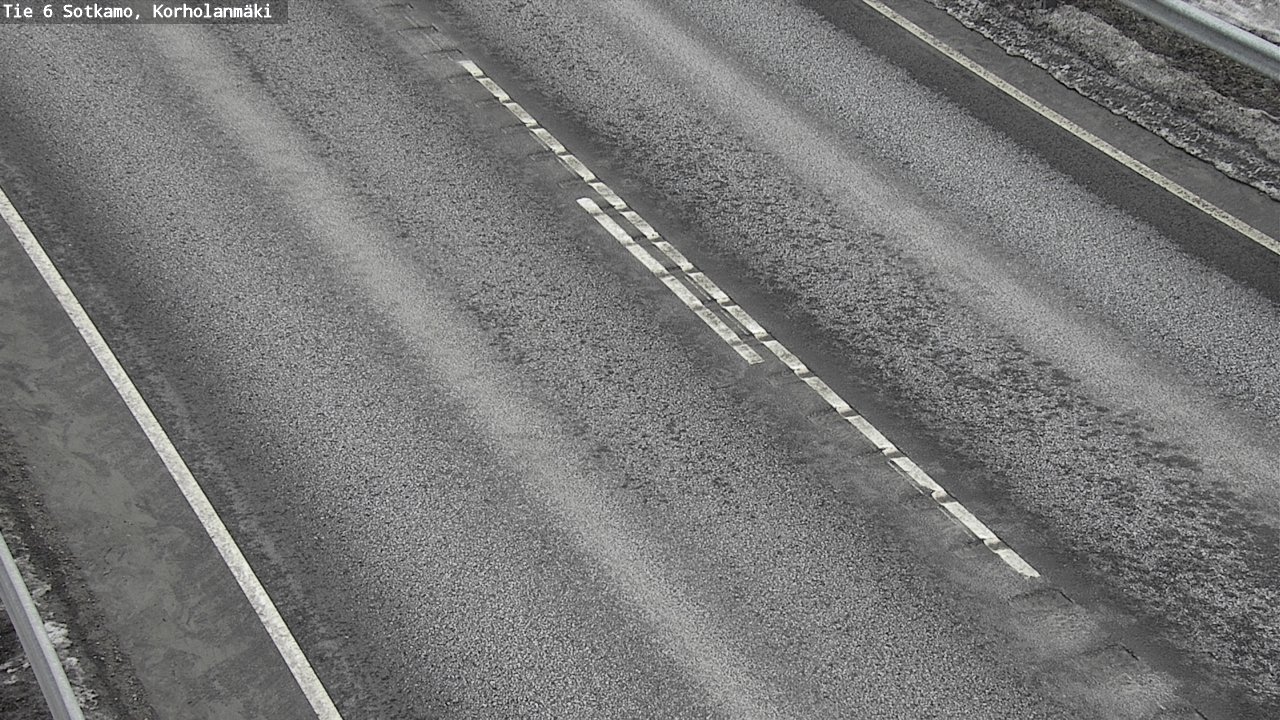 Weather Camera Image Väg 6 Sotkamo, Korholanmäki, Sotkamo, Kainuu