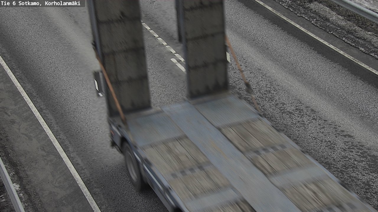 Weather Camera Image Väg 6 Sotkamo, Korholanmäki, Sotkamo, Kainuu