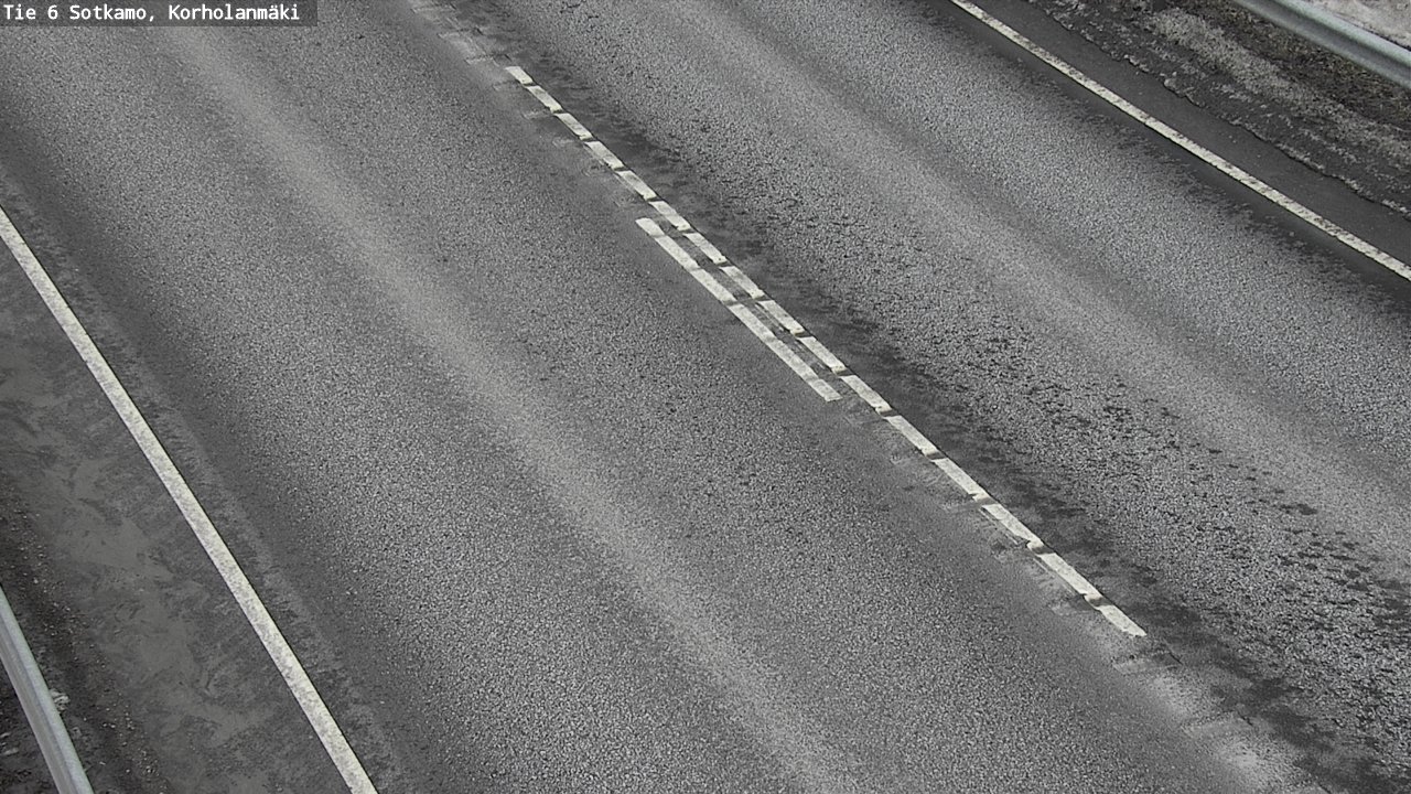Weather Camera Image Väg 6 Sotkamo, Korholanmäki, Sotkamo, Kainuu