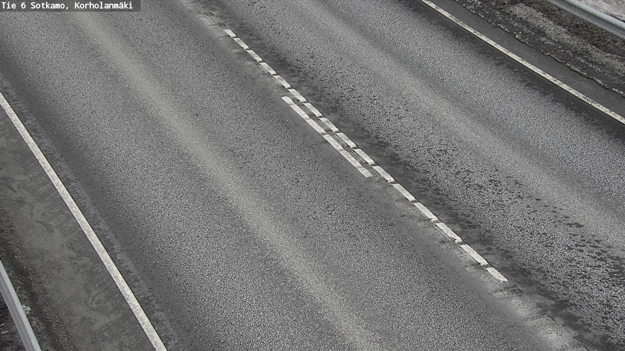 Weather Camera Image Väg 6 Sotkamo, Korholanmäki, Sotkamo, Kainuu