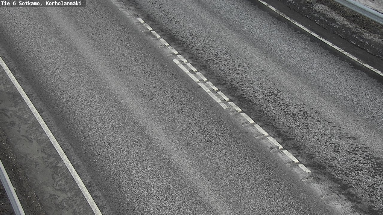 Weather Camera Image Väg 6 Sotkamo, Korholanmäki, Sotkamo, Kainuu
