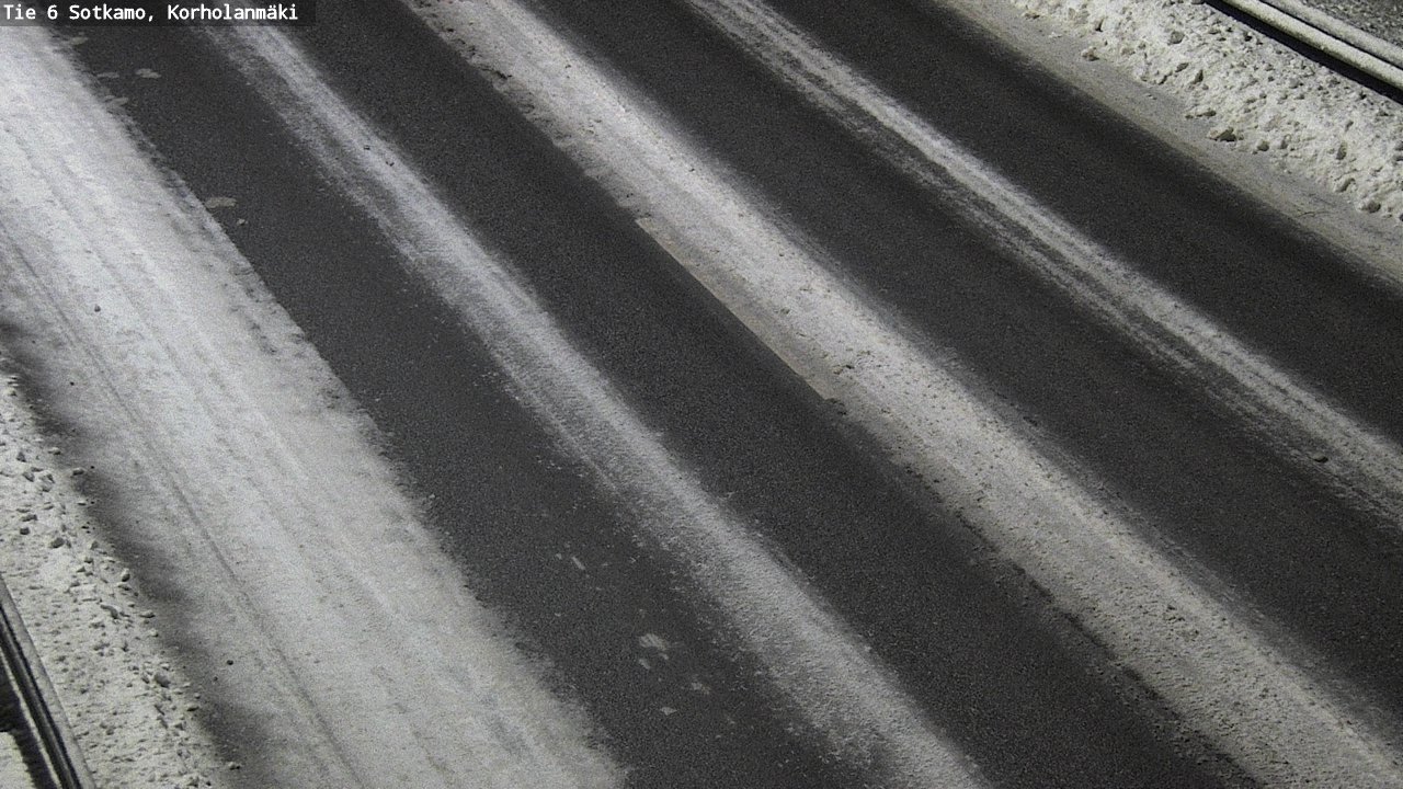 Weather Camera Image Väg 6 Sotkamo, Korholanmäki, Sotkamo, Kainuu