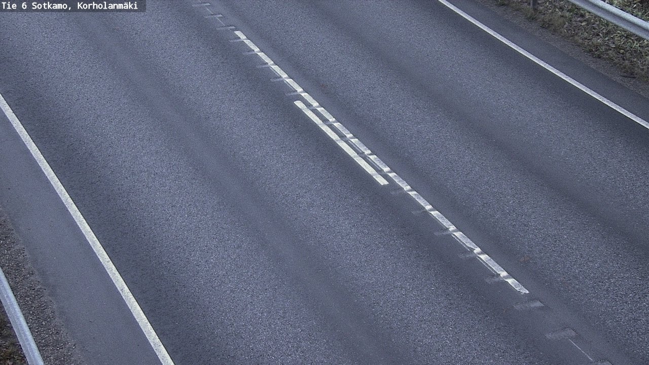 Weather Camera Image Väg 6 Sotkamo, Korholanmäki, Sotkamo, Kainuu