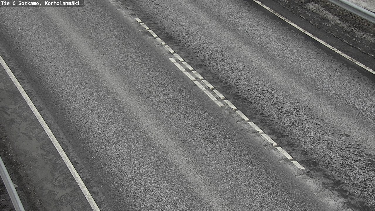 Weather Camera Image Väg 6 Sotkamo, Korholanmäki, Sotkamo, Kainuu