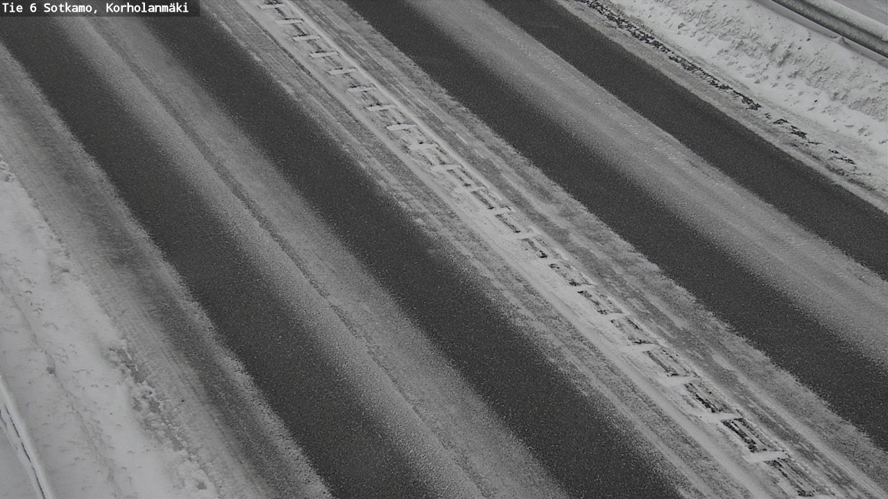 Weather Camera Image Väg 6 Sotkamo, Korholanmäki, Sotkamo, Kainuu