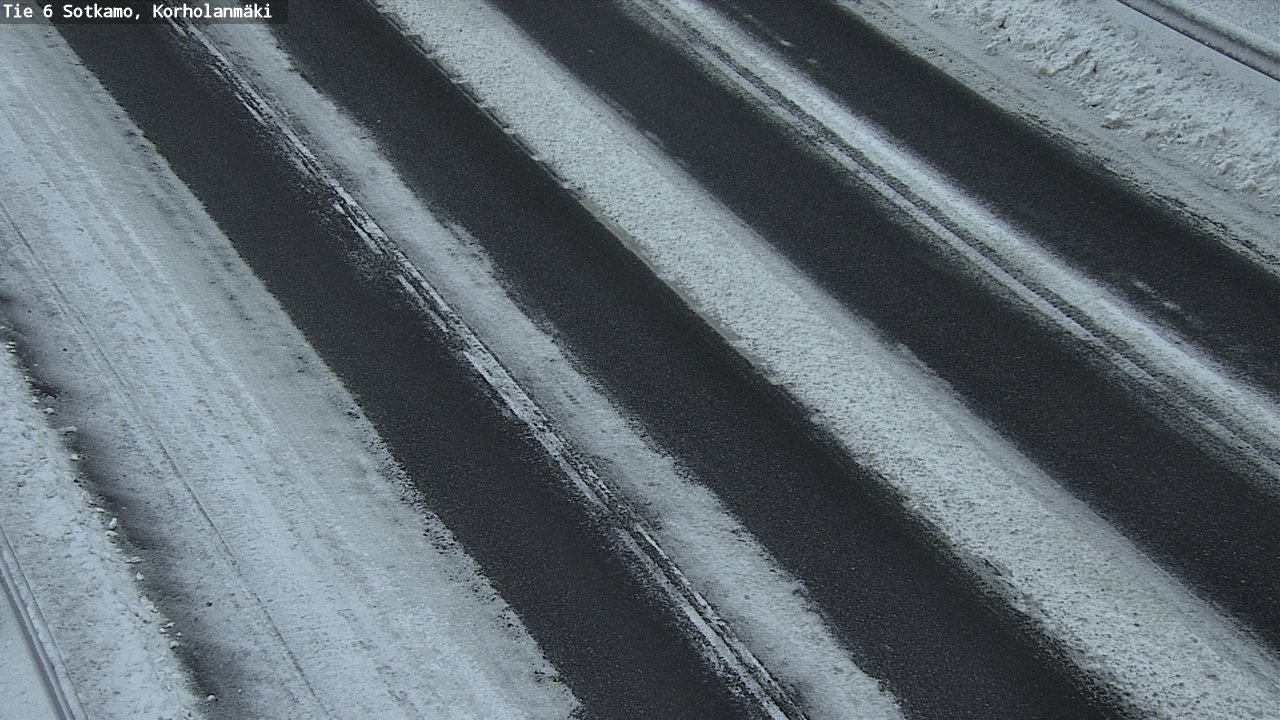 Weather Camera Image Väg 6 Sotkamo, Korholanmäki, Sotkamo, Kainuu