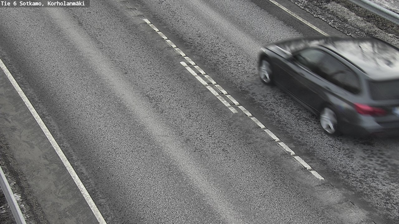 Weather Camera Image Väg 6 Sotkamo, Korholanmäki, Sotkamo, Kainuu