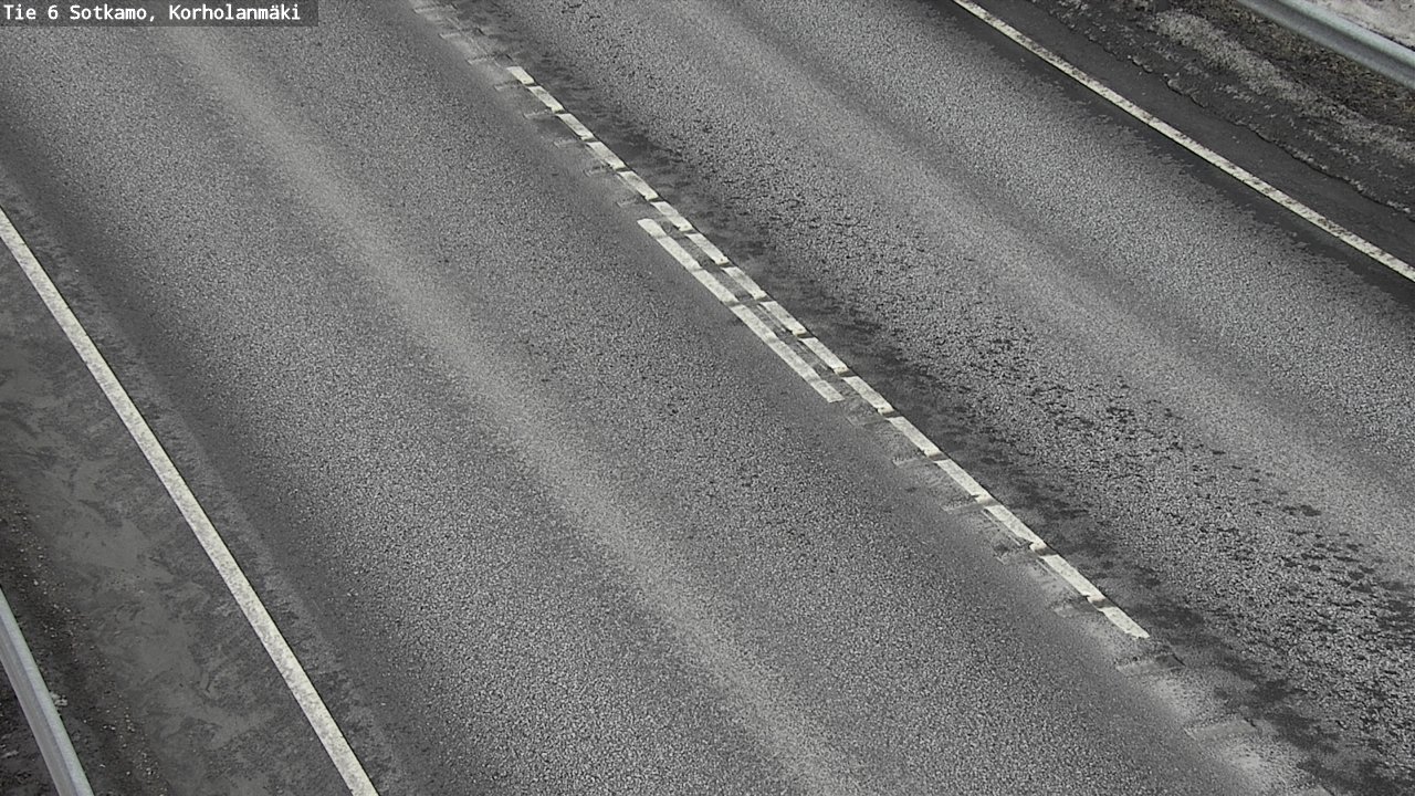 Weather Camera Image Väg 6 Sotkamo, Korholanmäki, Sotkamo, Kainuu