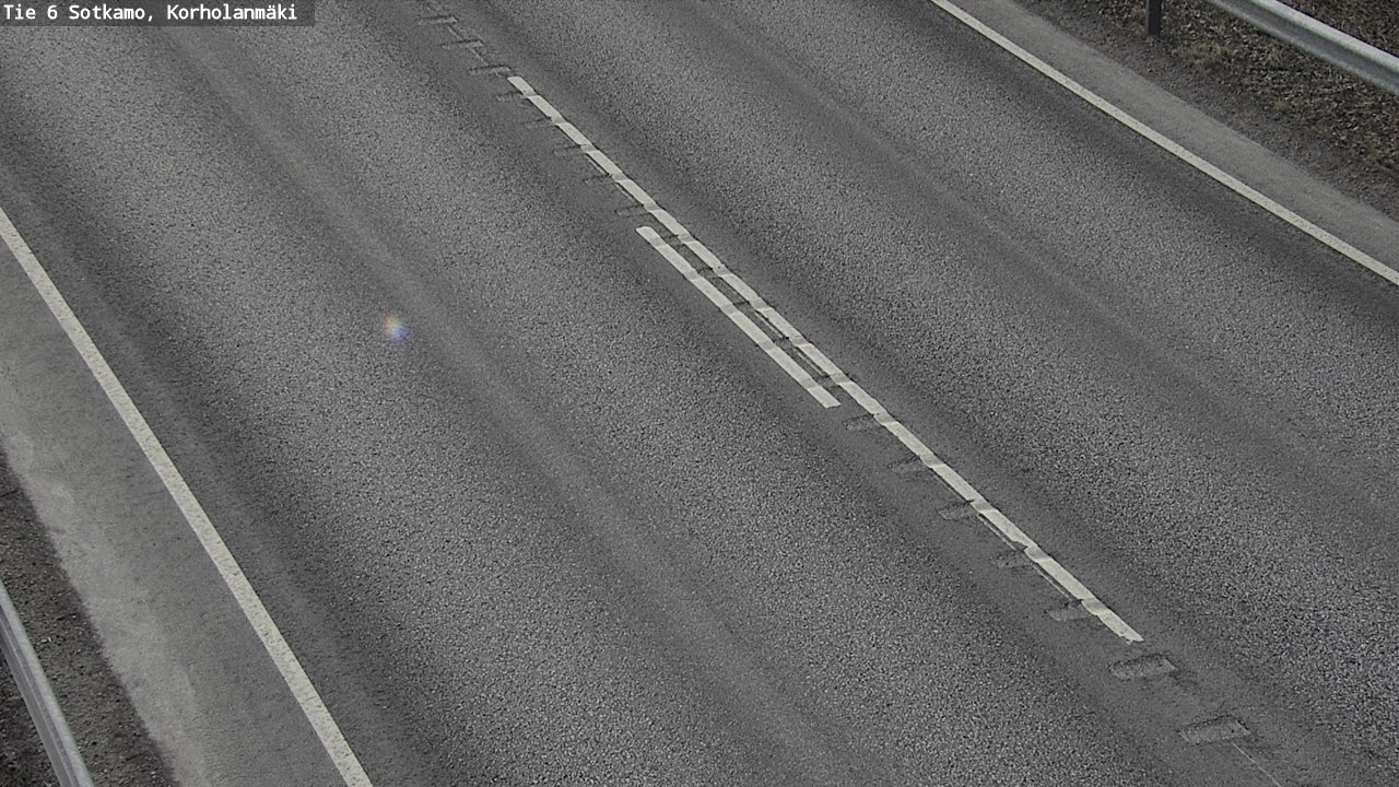 Weather Camera Image Väg 6 Sotkamo, Korholanmäki, Sotkamo, Kainuu