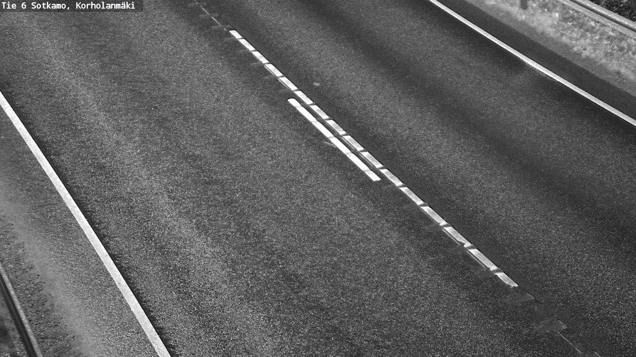 Weather Camera Image Väg 6 Sotkamo, Korholanmäki, Sotkamo, Kainuu