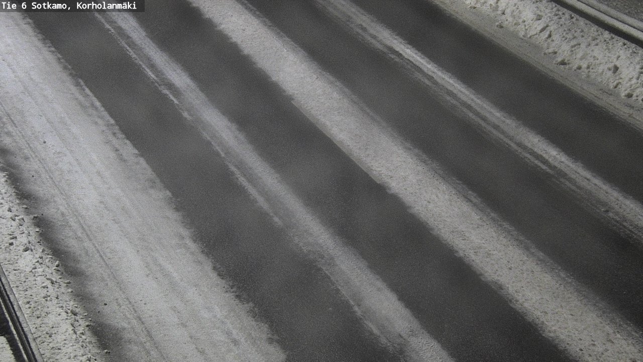 Weather Camera Image Väg 6 Sotkamo, Korholanmäki, Sotkamo, Kainuu
